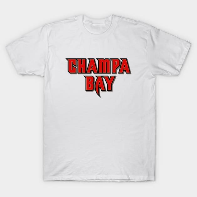 Champa Bay - White/Red T-Shirt by KFig21